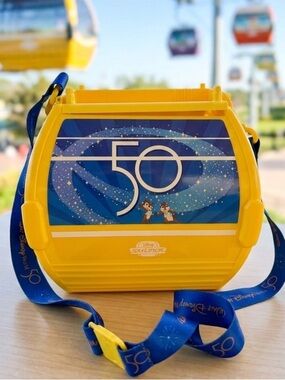 WDW 50th Anniversary Skyliner Popcorn Bucket